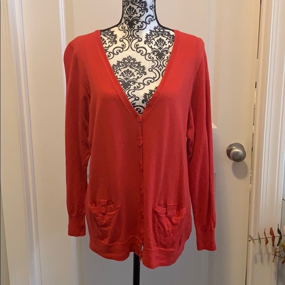 Woman’s long sleeve button front cardigan - Picture 1 of 8